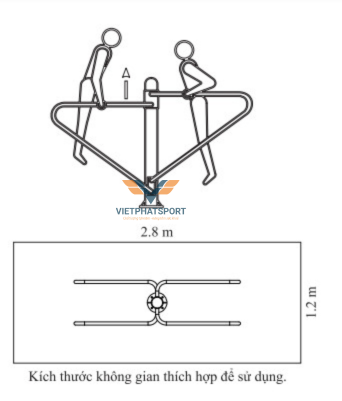 DỤNG CỤ XÀ KÉP ĐÔI TR-1240