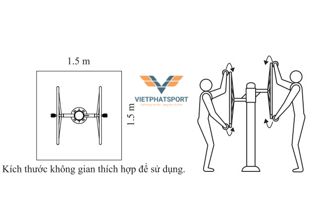DỤNG CỤ XOAY TAY VAI ĐƠN TR-1310