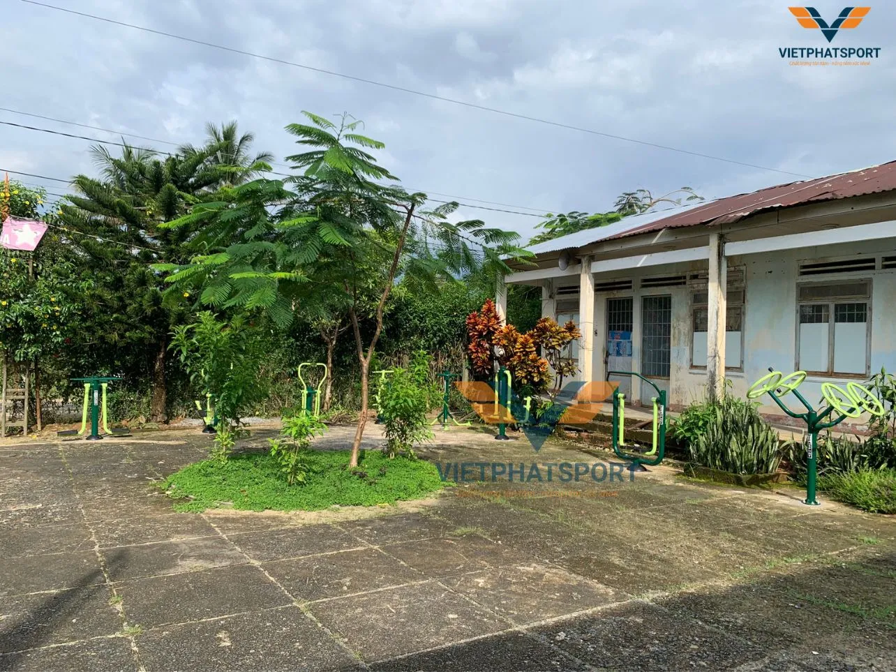 45 Thiết bị thể thao ngoài trời được UBND xã Hà Lâm lắp đặt trên địa bàn xã