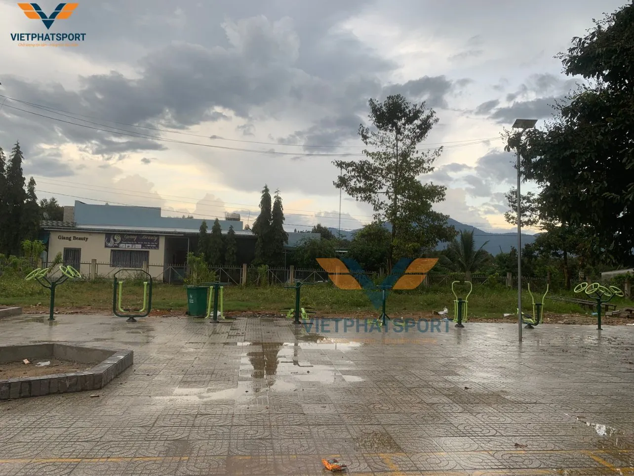 45 Thiết bị thể thao ngoài trời được UBND xã Hà Lâm lắp đặt trên địa bàn xã