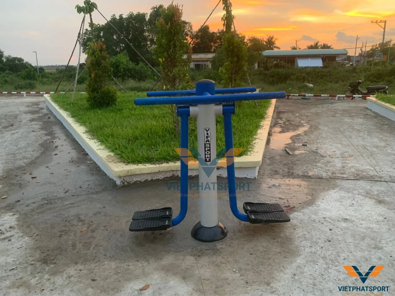 Dự án lắp đặt Thiết bị công viên đã được UBND Xã Thạnh Trị, Long An triển khai nhân dịp 50 năm ngày giải phóng Miền Nam