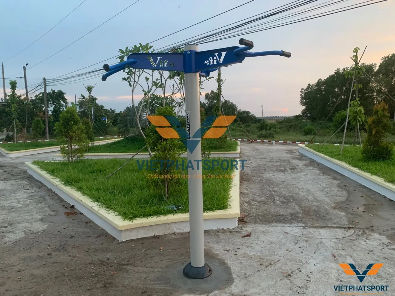 Dự án lắp đặt Thiết bị công viên đã được UBND Xã Thạnh Trị, Long An triển khai nhân dịp 50 năm ngày giải phóng Miền Nam