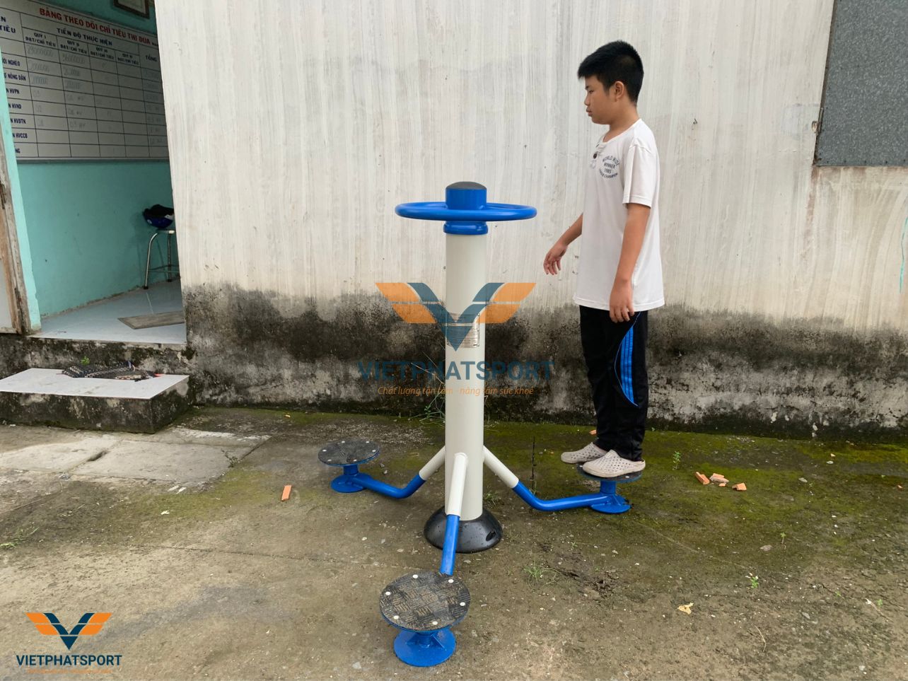 Dự án lắp đặt thiết bị công viên ngoài trời đã về tới các ấp của Xã Đăng Hưng Phước, Tiền Giang