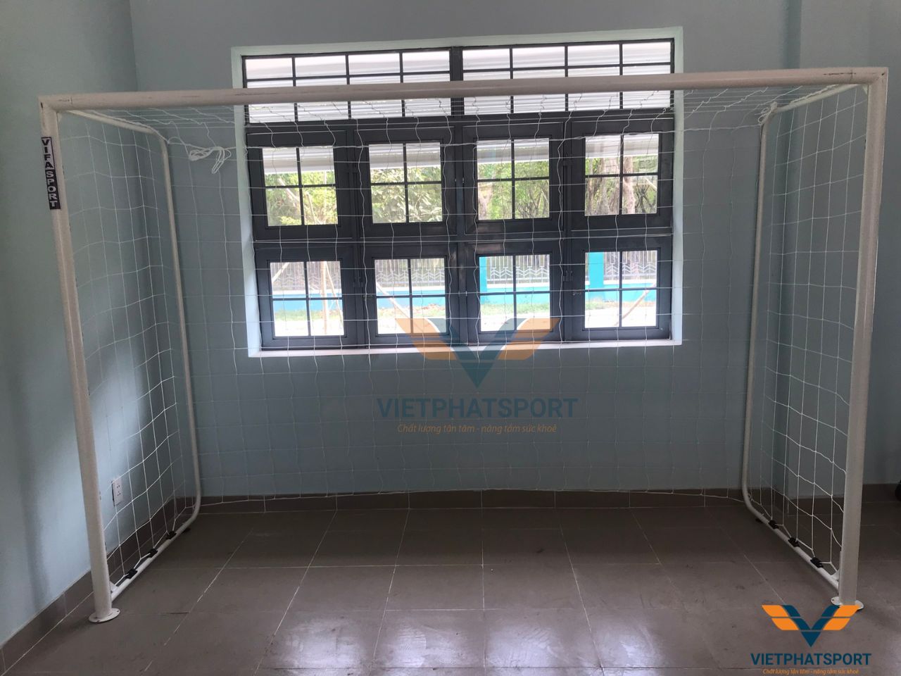 Dụng cụ thể thao học đường đã được BGH Trường THCS Long Đức, Đồng Nai đầu tư lắp đặt cho học sinh