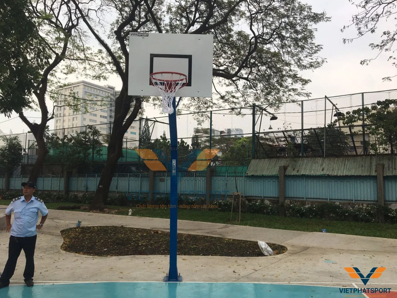 Việt Phát Sport hoàn thành thi công sân và lắp đặt các dụng cụ thể thao bãi biển cho công viên Lê Văn Tám, Quận 1, TP. HCM