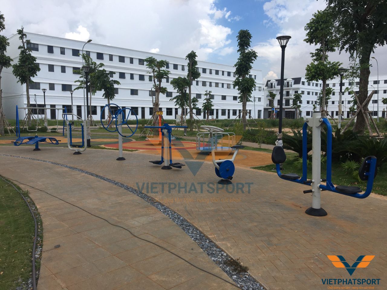 Khu đô thị STC Long Thành trang bị thiết bị thể thao ngoài trời 