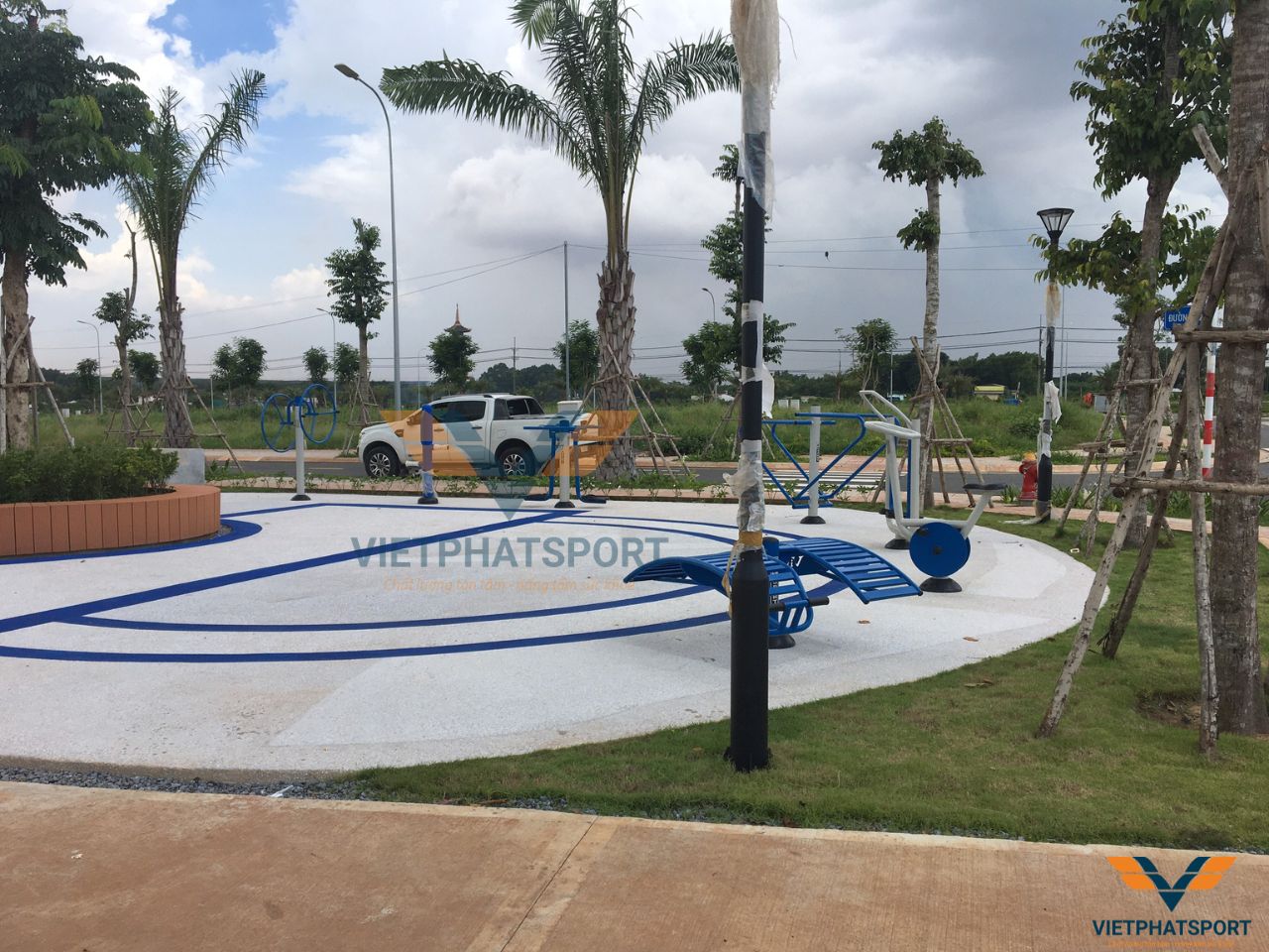 Khu đô thị STC Long Thành trang bị thiết bị thể thao ngoài trời 