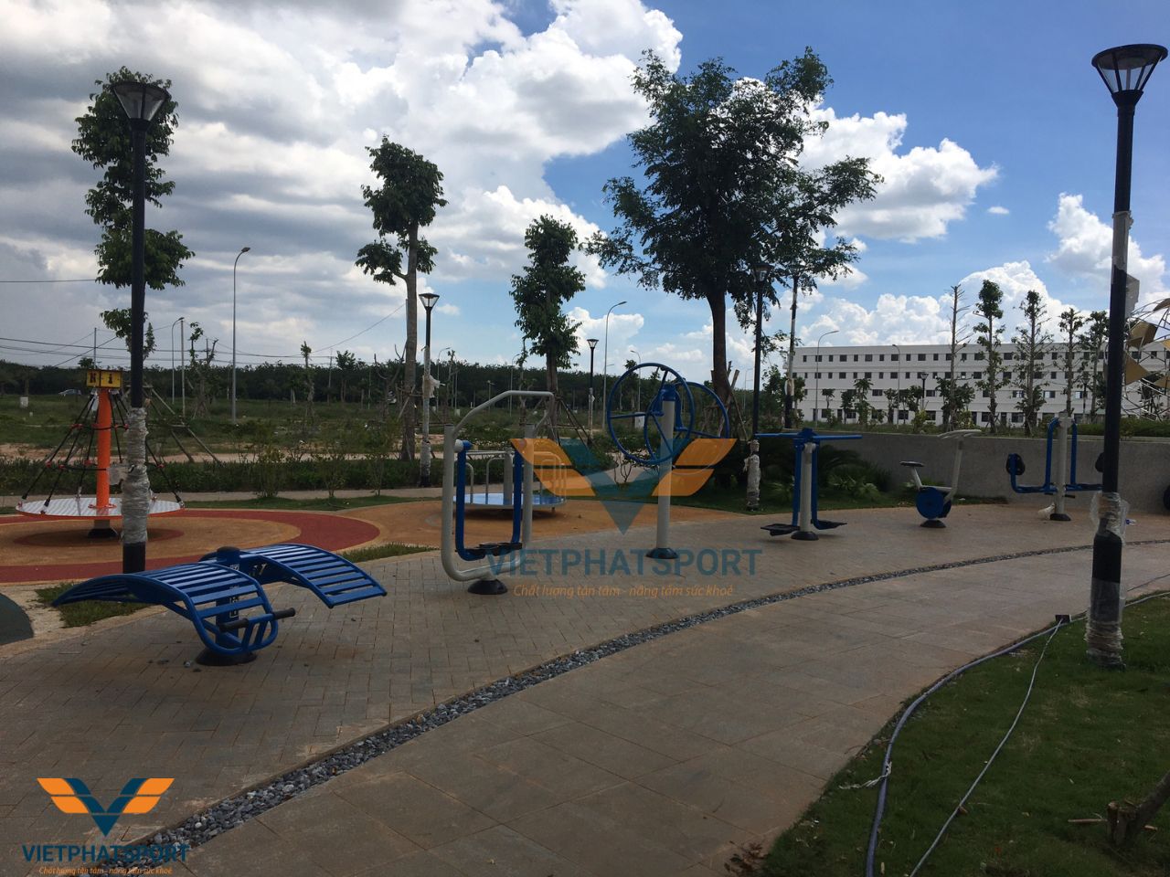Khu đô thị STC Long Thành trang bị thiết bị thể thao ngoài trời 