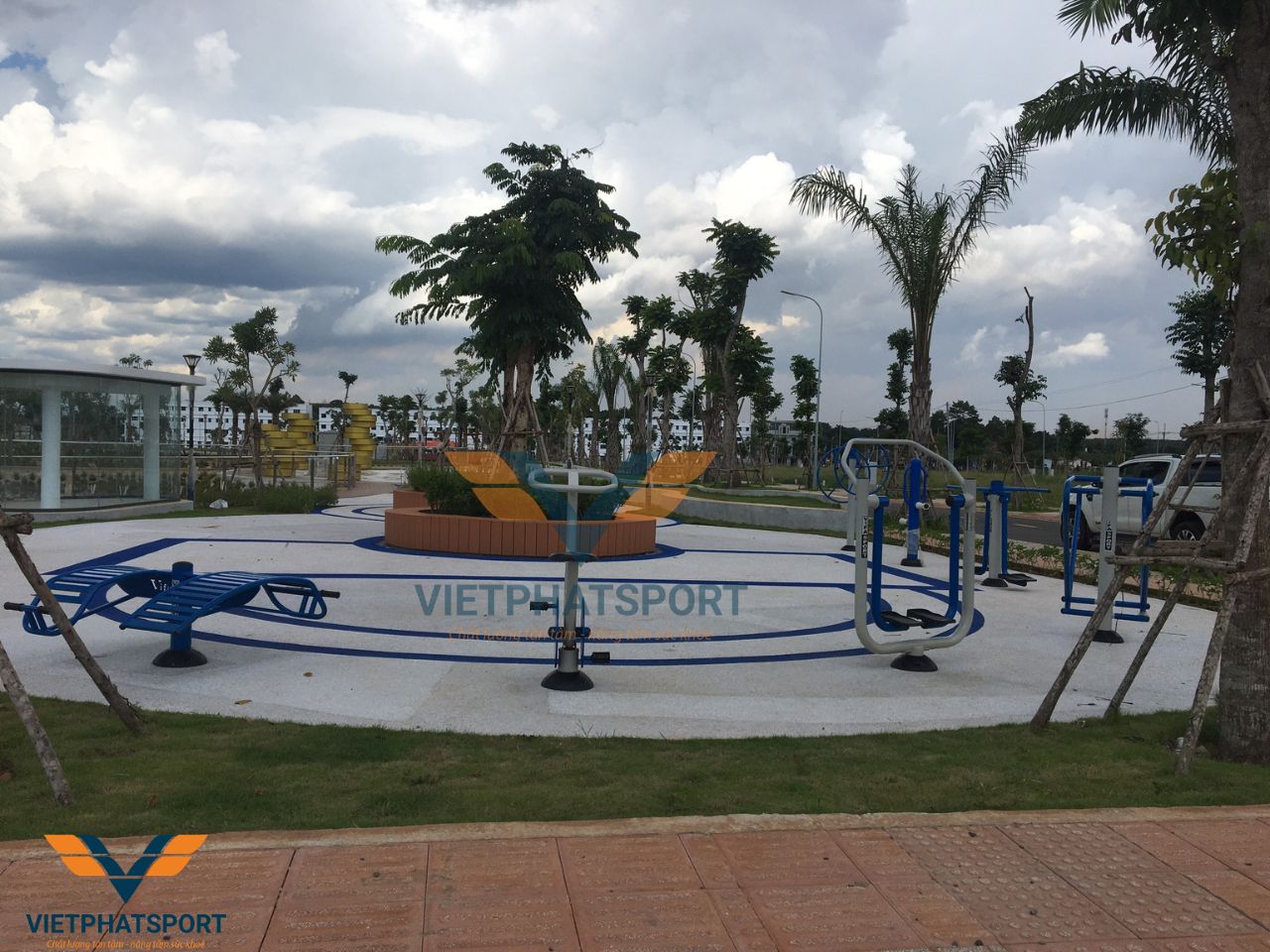 Khu đô thị STC Long Thành trang bị thiết bị thể thao ngoài trời 