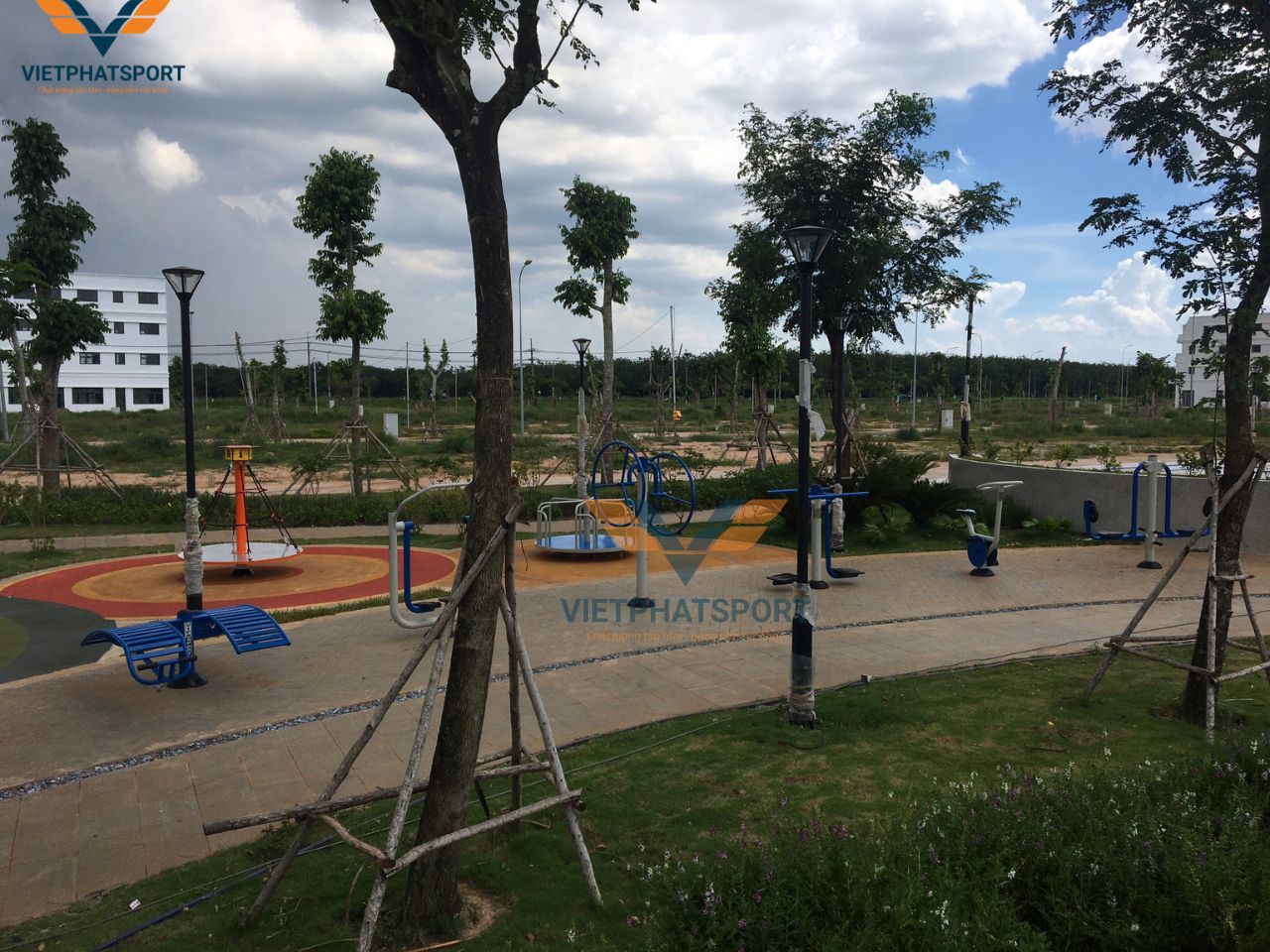 Khu đô thị STC Long Thành trang bị thiết bị thể thao ngoài trời 