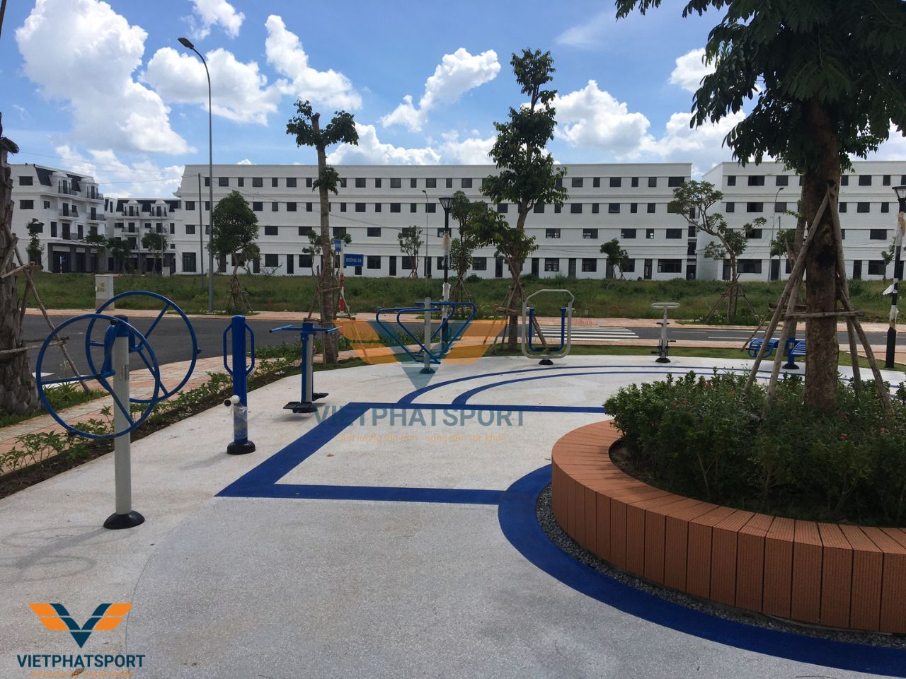 Khu đô thị STC Long Thành trang bị thiết bị thể thao ngoài trời 