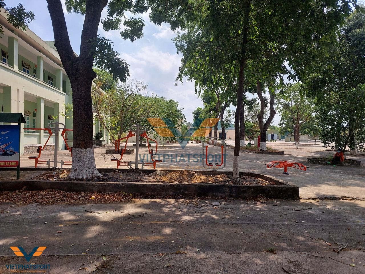 Lắp Đặt Dụng Cụ Thể Thao Ngoài Trời Tại Nhà Máy A29, Đồng Nai