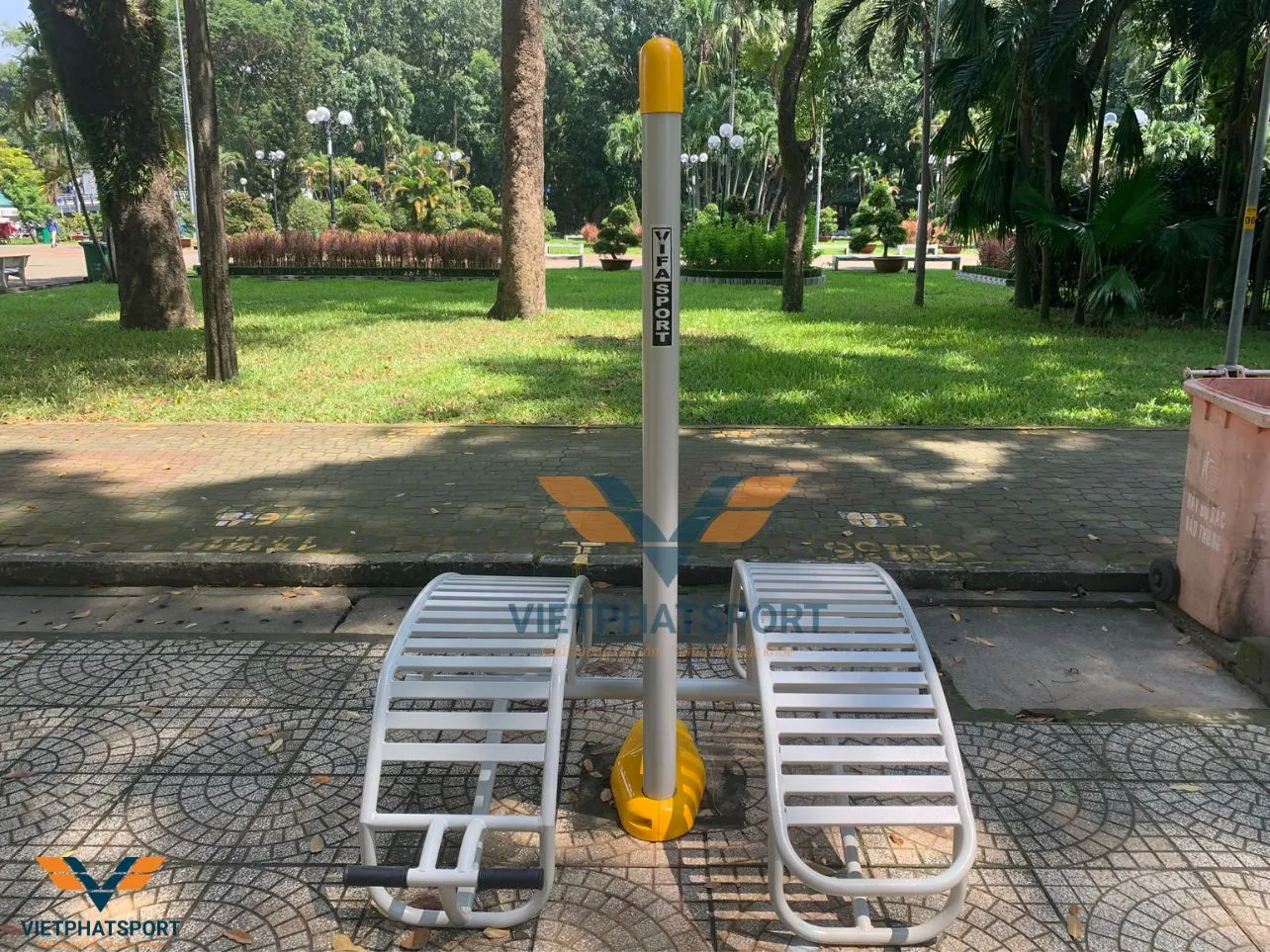 Lắp đặt máy tập công viên tại Công viên Gia Định, TP. HCM