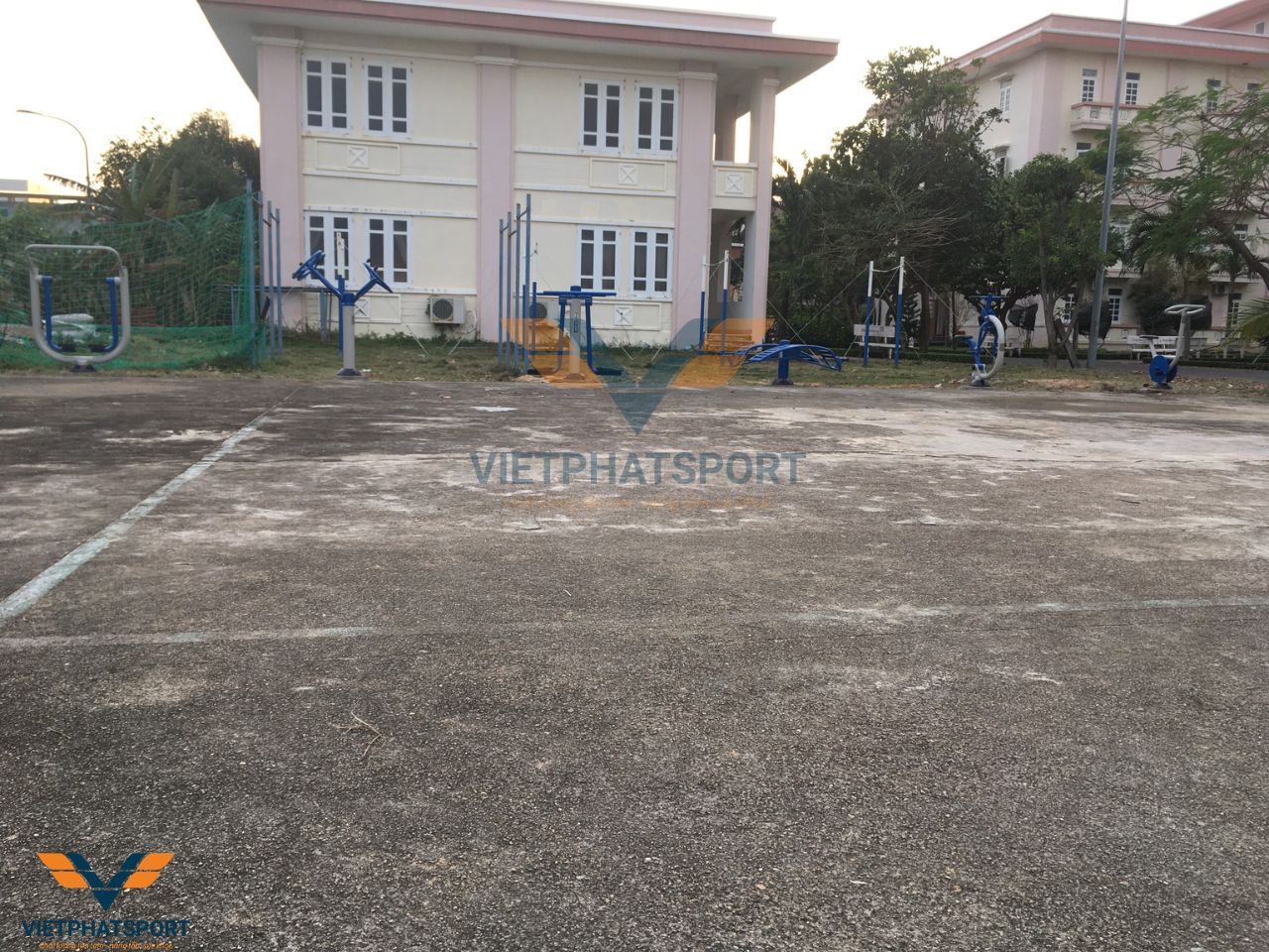 Lắp Đặt Thiết Bị Thể Thao Ngoài Trời Tại Công An Tỉnh Phú Yên