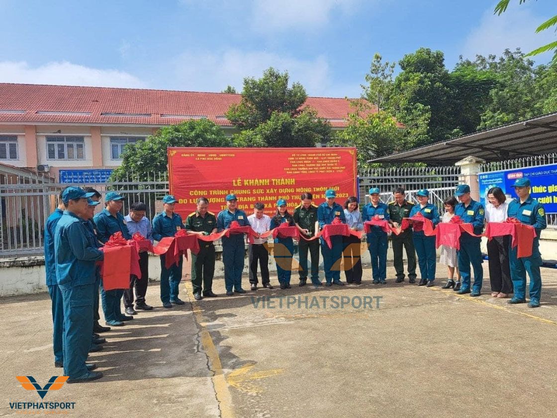 Phú Hòa Đông (TP.HCM) đưa vào sử dụng 2 khu máy tập ngoài trời