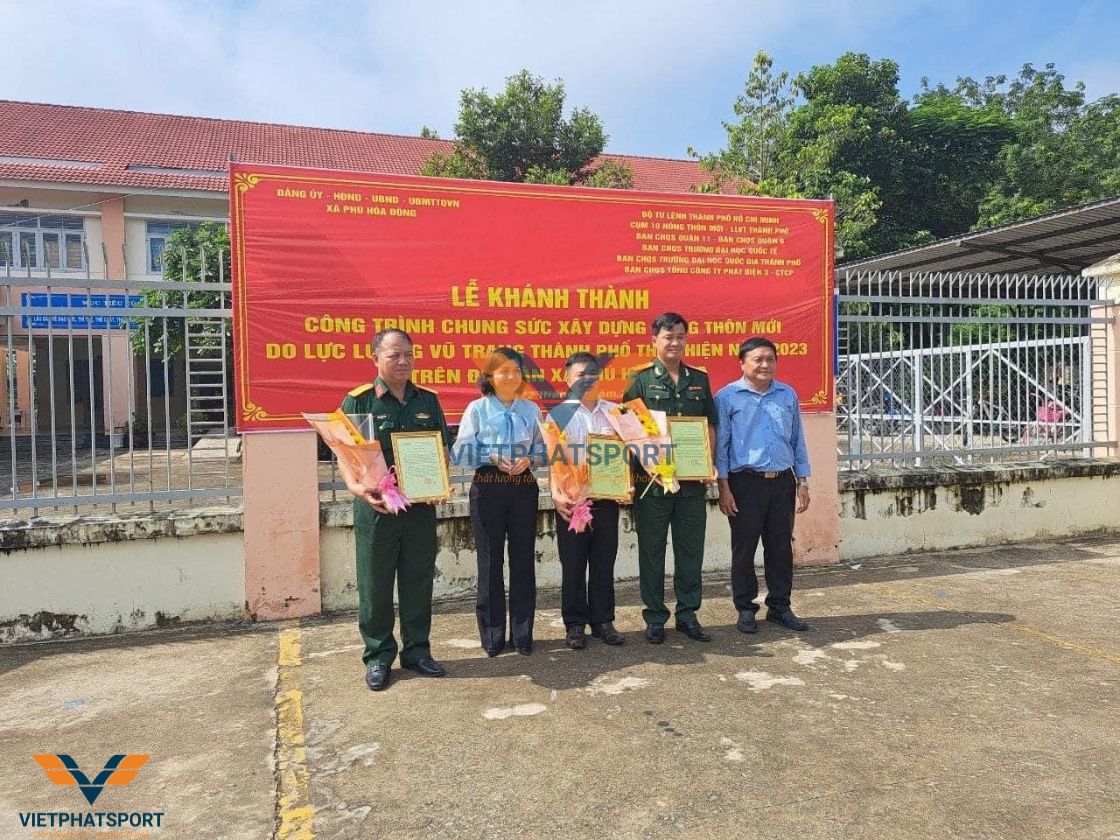 Phú Hòa Đông (TP.HCM) đưa vào sử dụng 2 khu máy tập ngoài trời