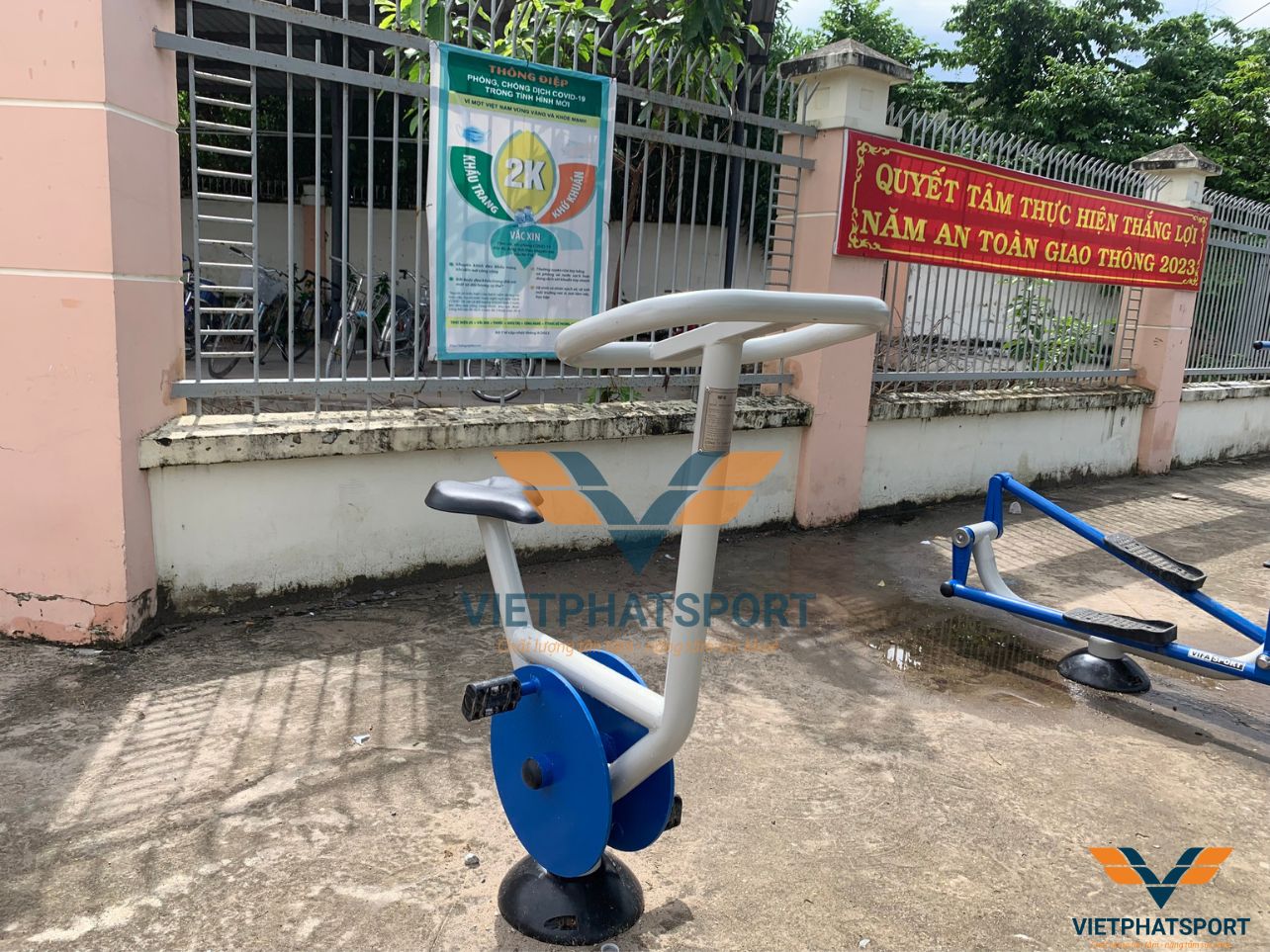 Phú Hòa Đông (TP.HCM) đưa vào sử dụng 2 khu máy tập ngoài trời