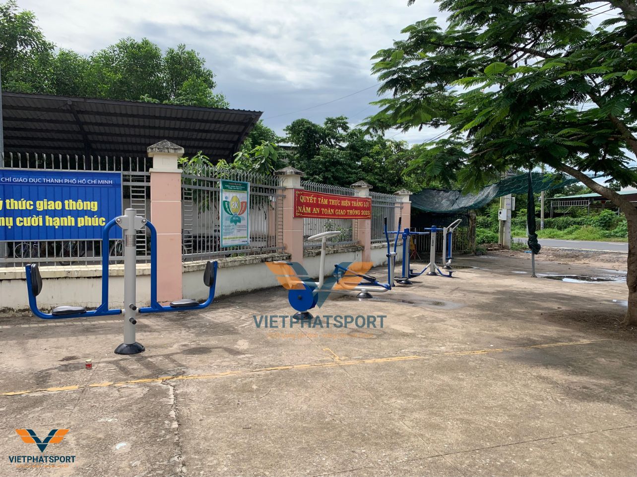 Phú Hòa Đông (TP.HCM) đưa vào sử dụng 2 khu máy tập ngoài trời