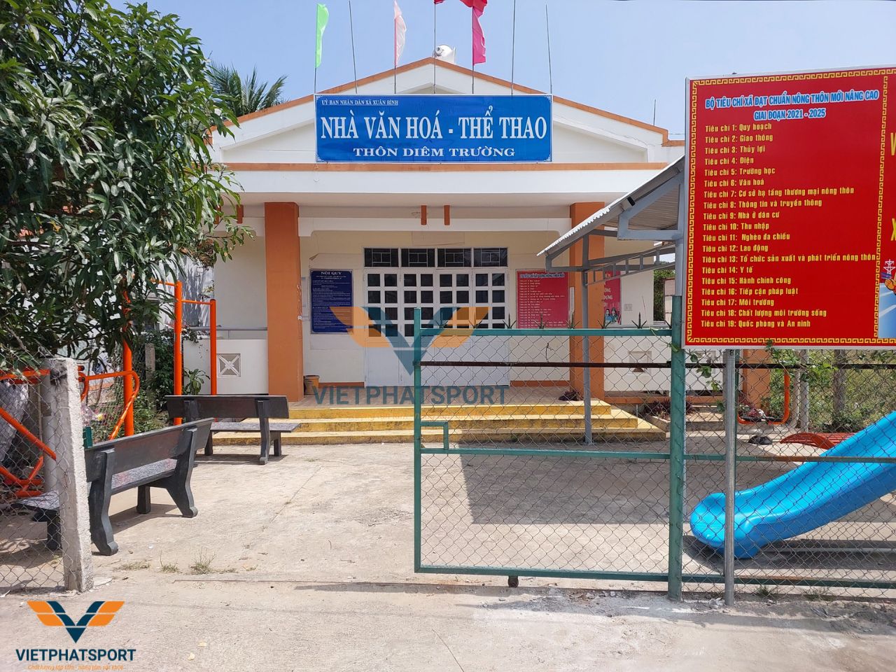 Phú Yên: Xã Xuân Bình lắp đặt thiết bị thể dục thể thao cho 4 thôn