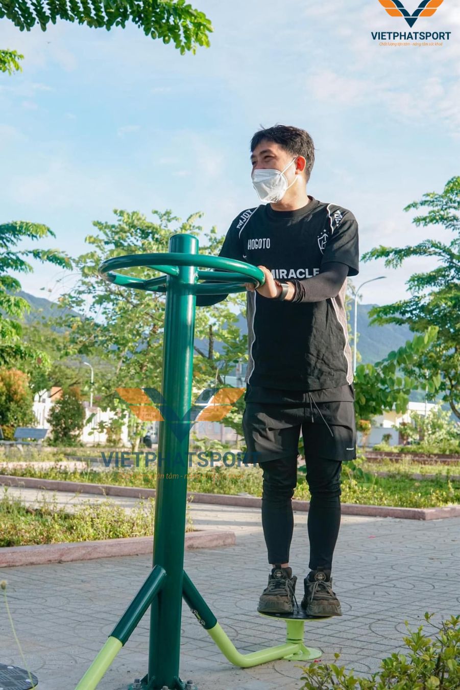 Thiết Bị Thể Thao Công Viên Góp Phần Xây Dựng Nông Thôn Mới Vân Canh