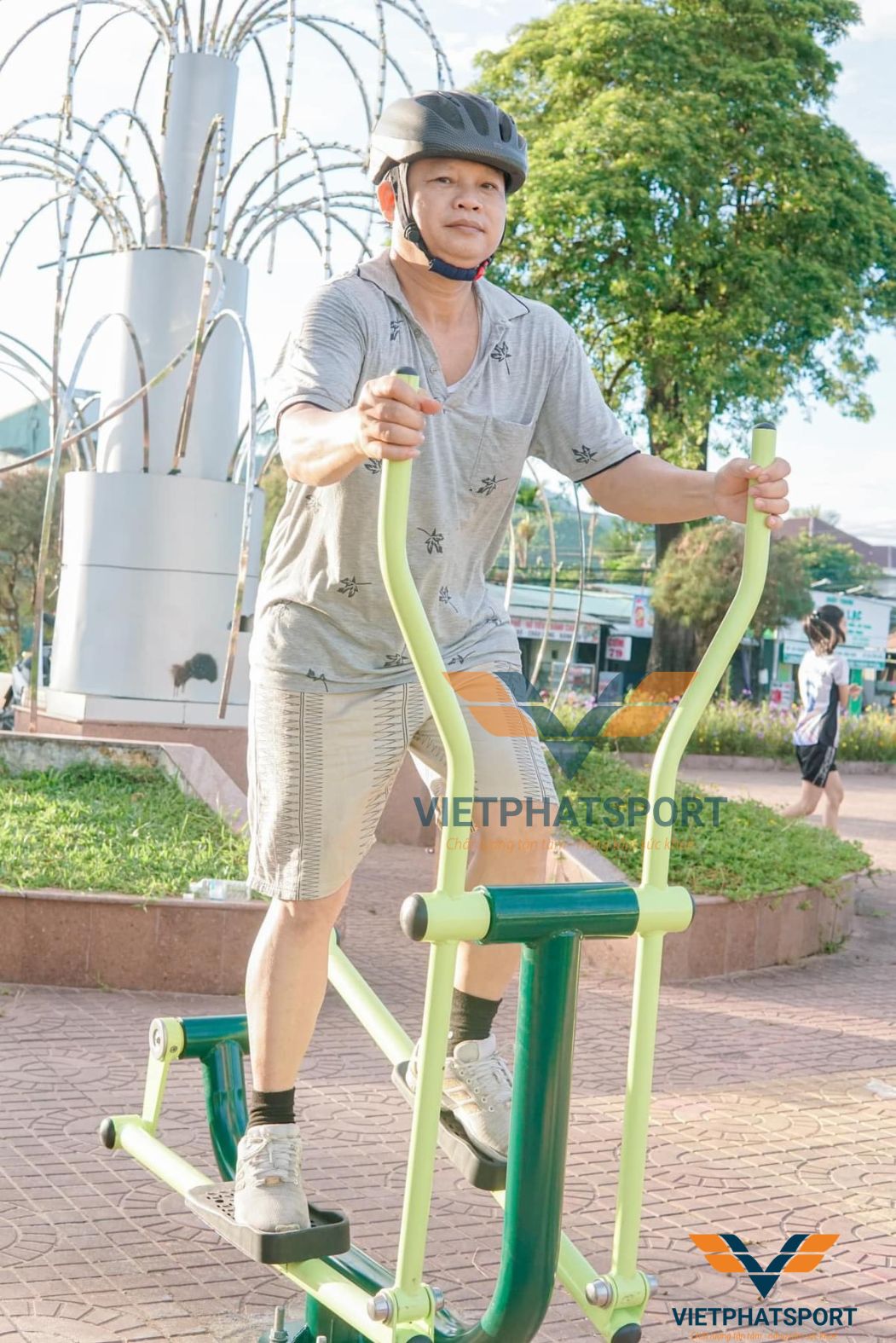 Thiết Bị Thể Thao Công Viên Góp Phần Xây Dựng Nông Thôn Mới Vân Canh