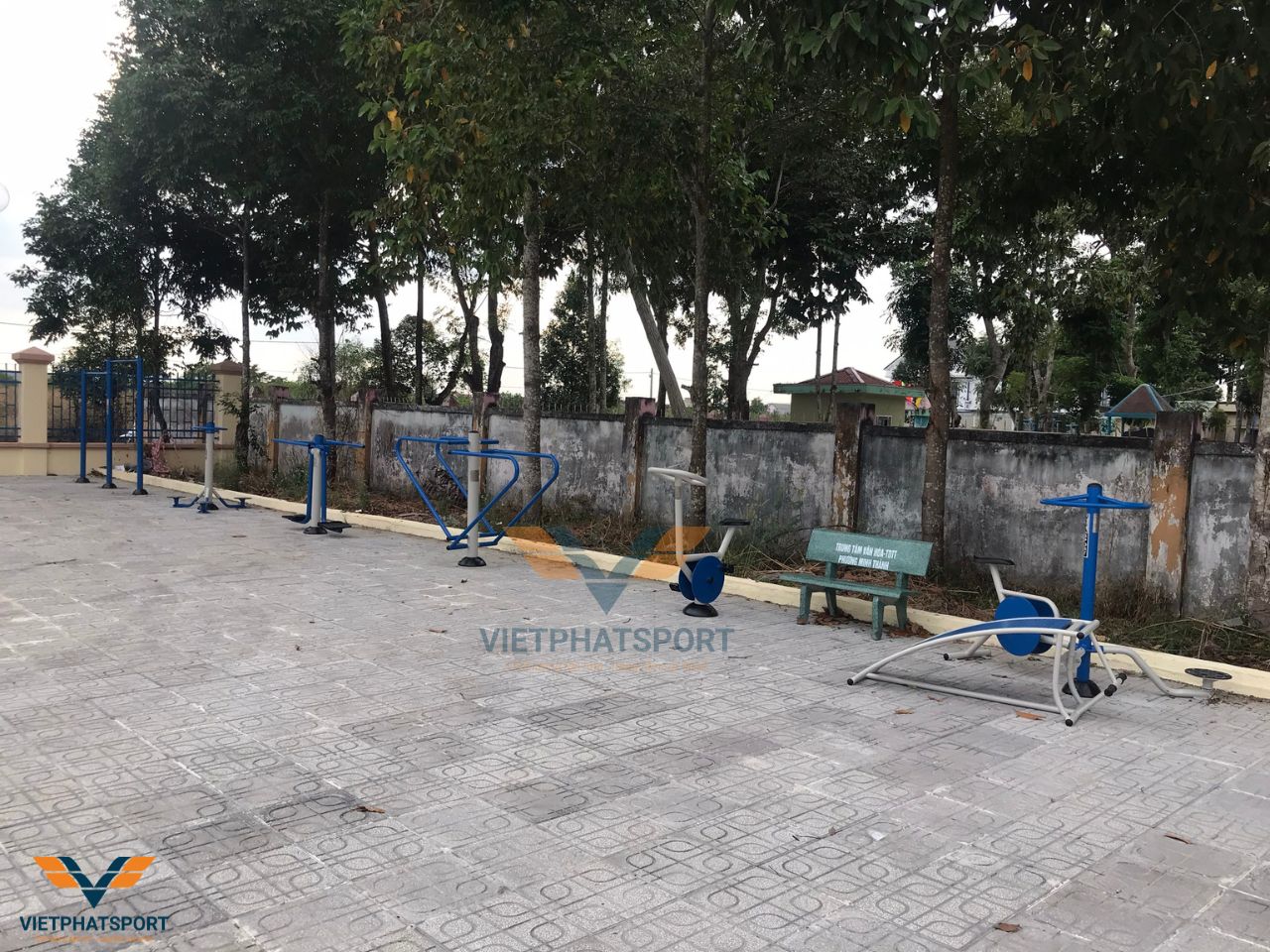 Việt Phát Sport Hoàn Thành Lắp Đặt 41 Máy Tập Ngoài Trời Tại Chơn Thành