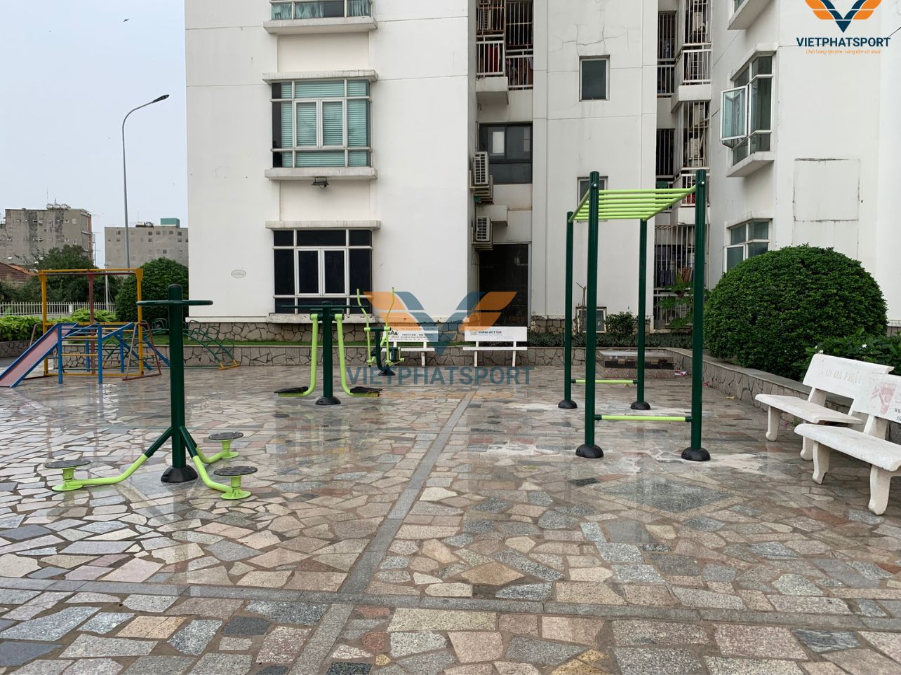 Chung Cư Hoàng Anh TP.HCM Lắp Đặt Thiết Bị Ngoài Trời