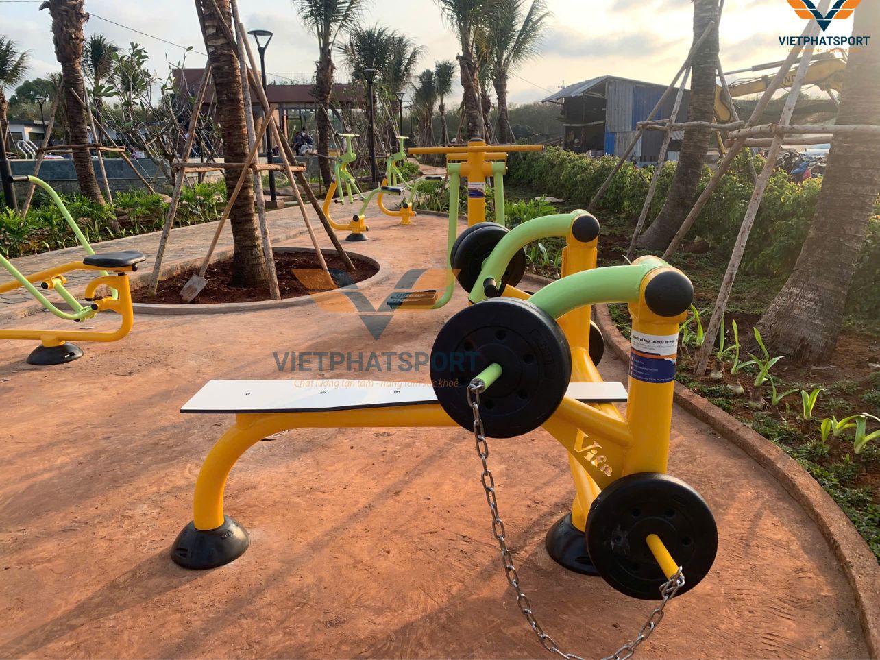 Thiết bị thể thao ngoài trời tại dự án Lumian Village