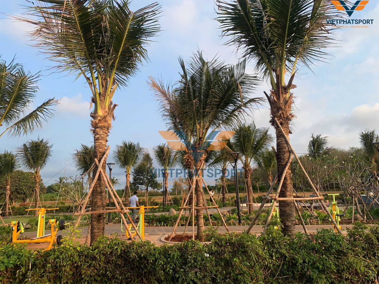 Thiết bị thể thao ngoài trời tại dự án Lumian Village