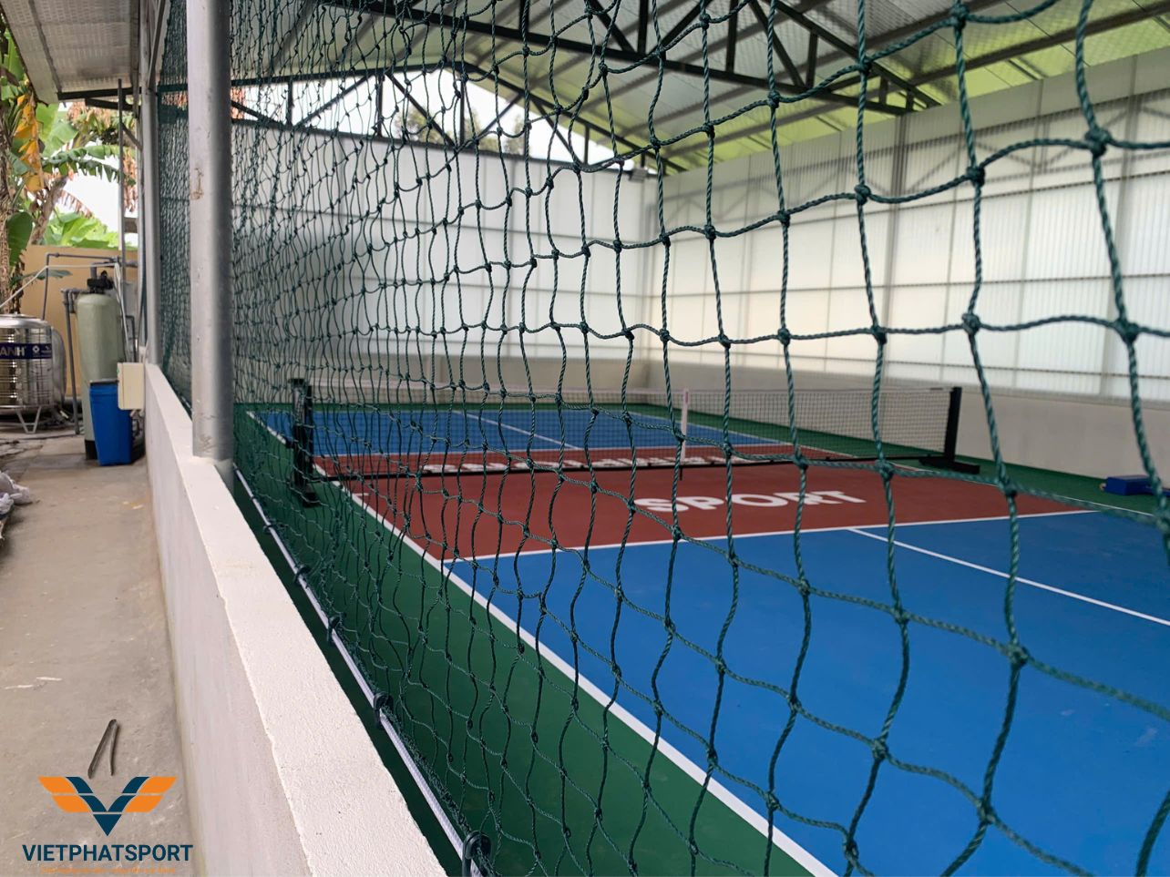 Trại Giam Long Hòa - Bộ Công An Thi công Sân Pickleball 