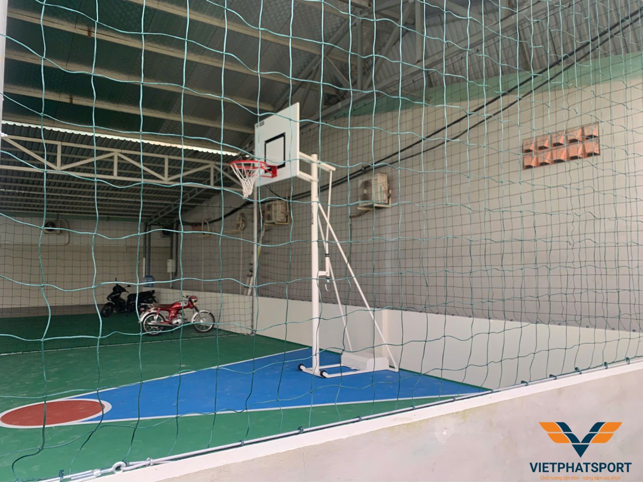 Trại Giam Long Hòa - Bộ Công An Thi công Sân Pickleball 