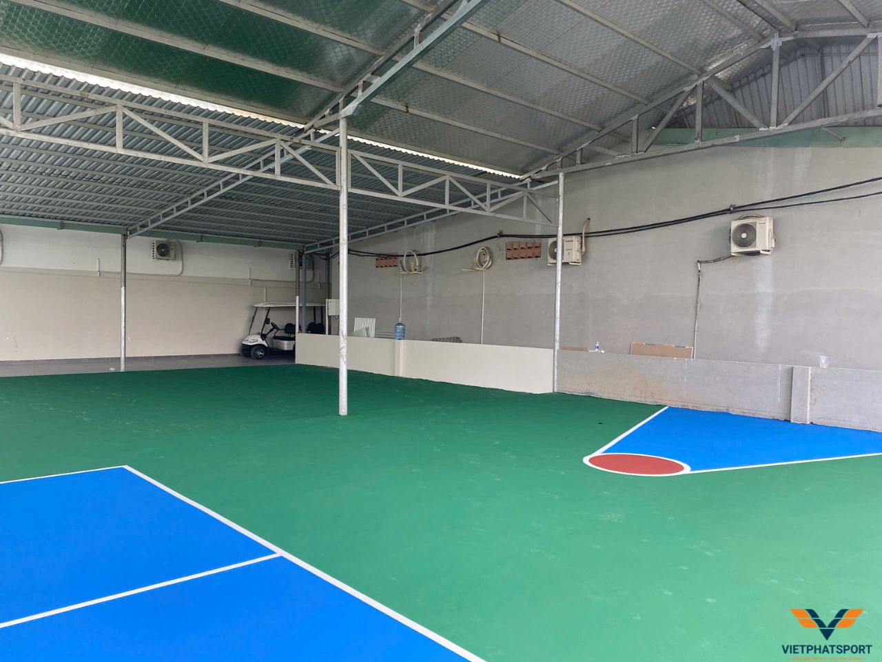 Trại Giam Long Hòa - Bộ Công An Thi công Sân Pickleball 