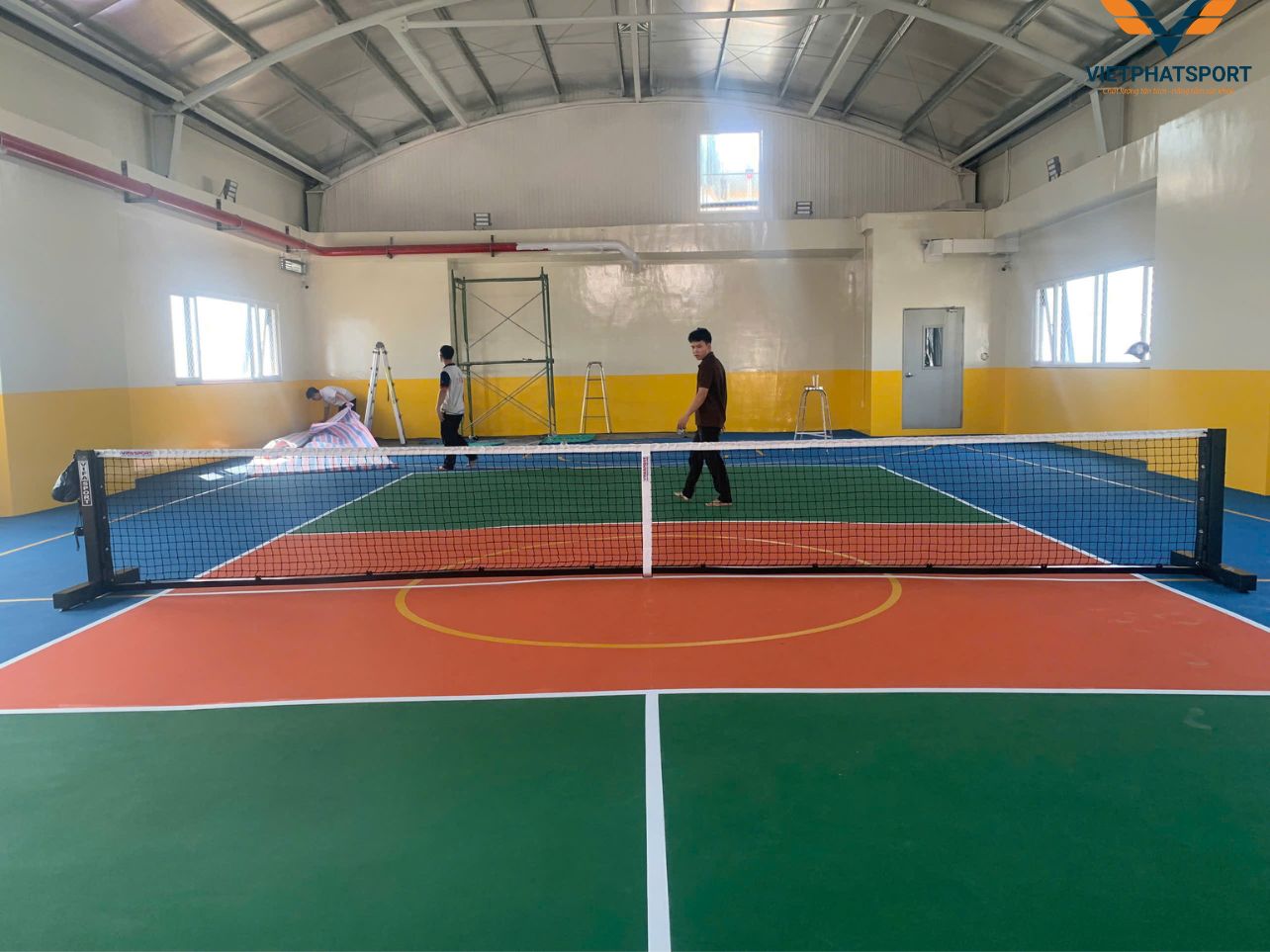 Trụ Lưới Pickleball Tại Trường ĐH Kinh Tế - Tài Chính TP.HCM