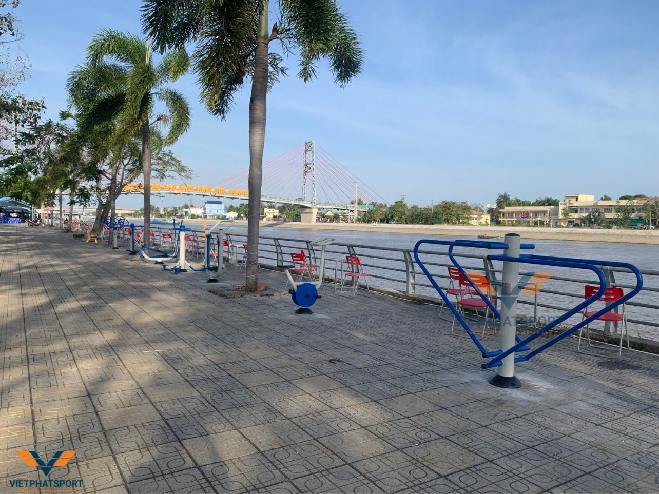 TT Chợ Gạo, Tiền Giang Đạt Chuẩn Nông Thôn Mới Nâng Cao Với Máy Tập Ngoài Trời