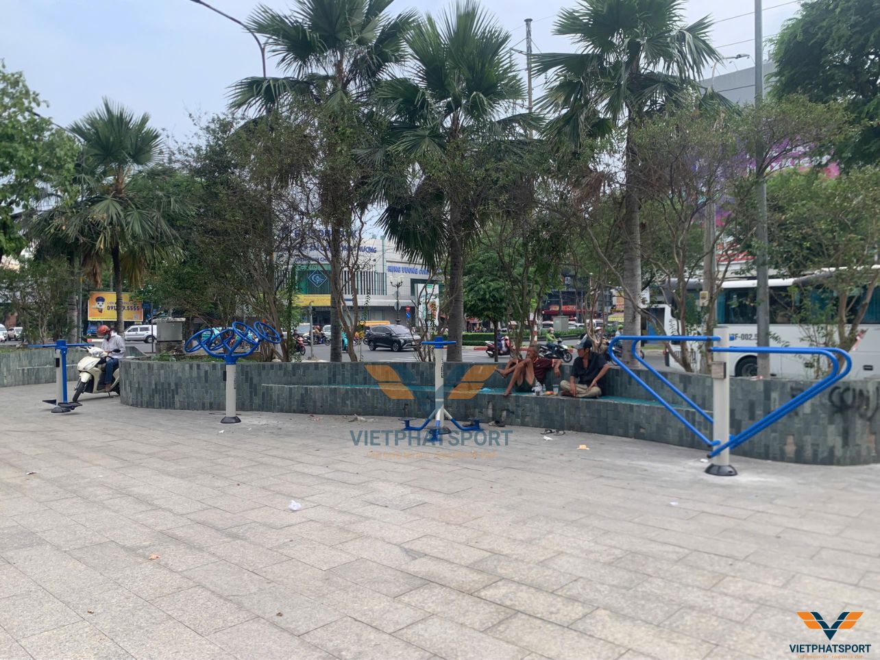 UBND P.12 Quận 5 Lắp Đặt Dụng Cụ Thể Thao Ngoài Trời