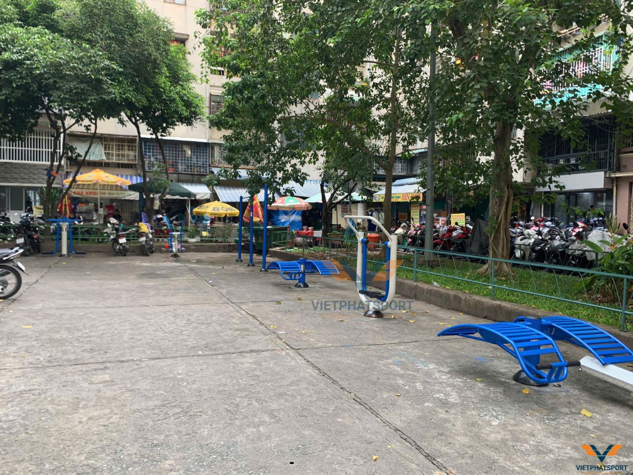 UBND Phường 11, Quận 5 lắp đặt thiết bị thể thao ngoài trời