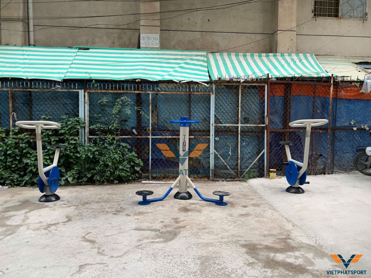 UBND Phường 11, Quận 5 lắp đặt thiết bị thể thao ngoài trời