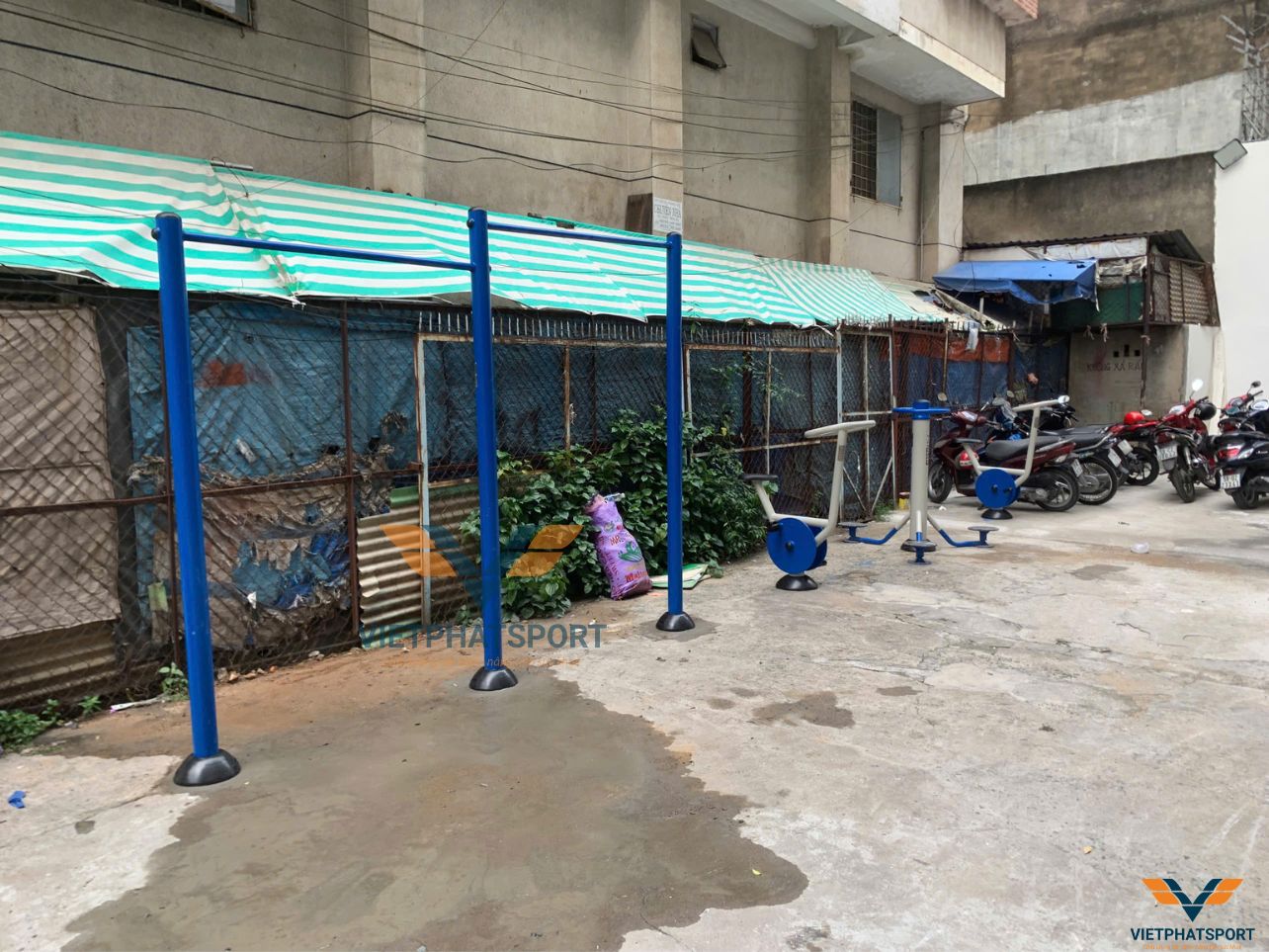UBND Phường 11, Quận 5 lắp đặt thiết bị thể thao ngoài trời