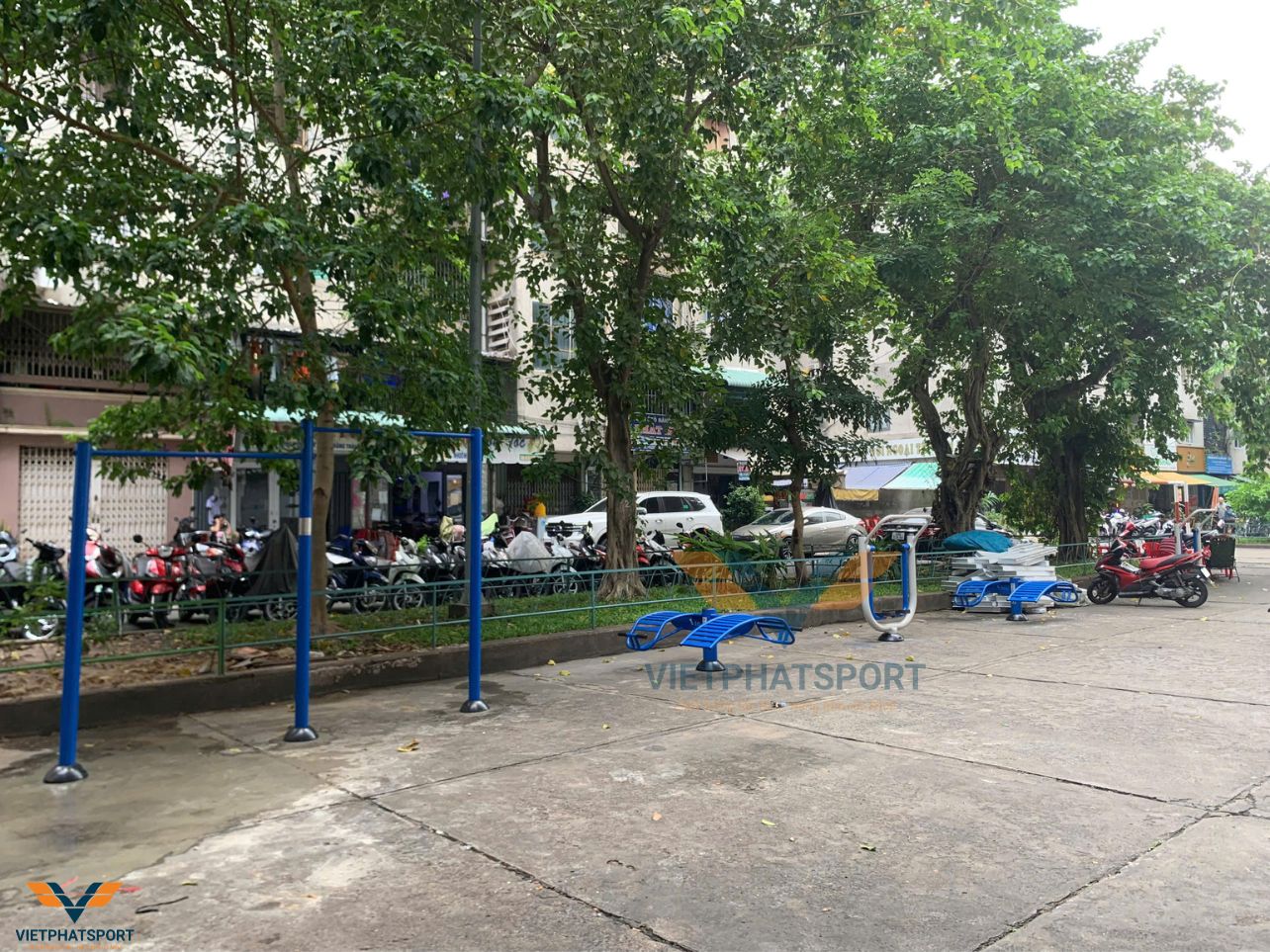 UBND Phường 11, Quận 5 lắp đặt thiết bị thể thao ngoài trời