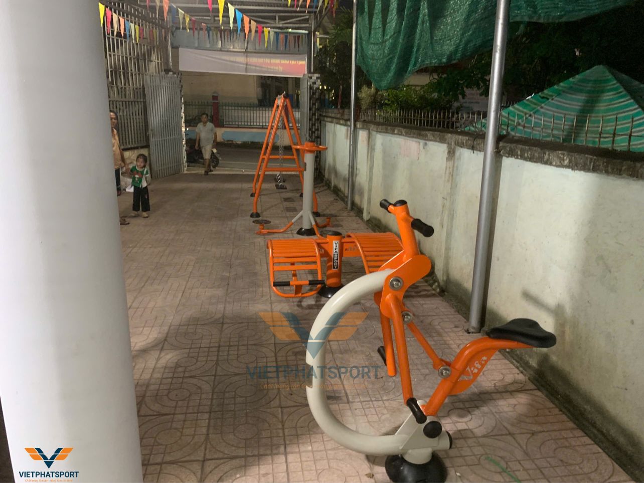 UBND xã Bắc Sơn triển khai thiết bị thể thao ngoài trời tại 4 điểm