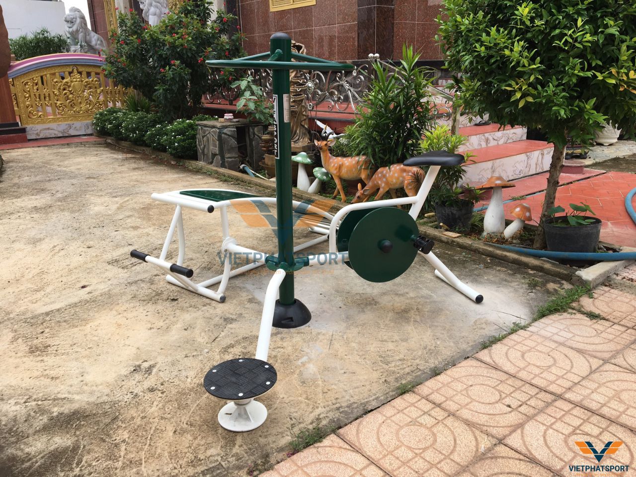 Việt Phát Sport lắp đặt máy tập ngoài trời gia đình tại Đồng Nai