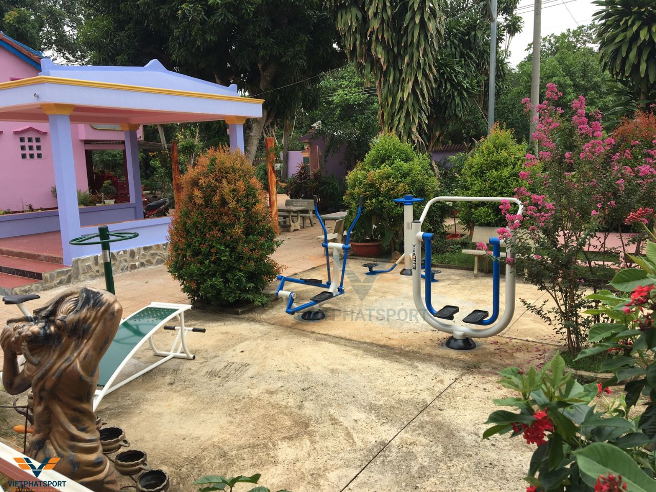 Việt Phát Sport lắp đặt máy tập ngoài trời gia đình tại Đồng Nai