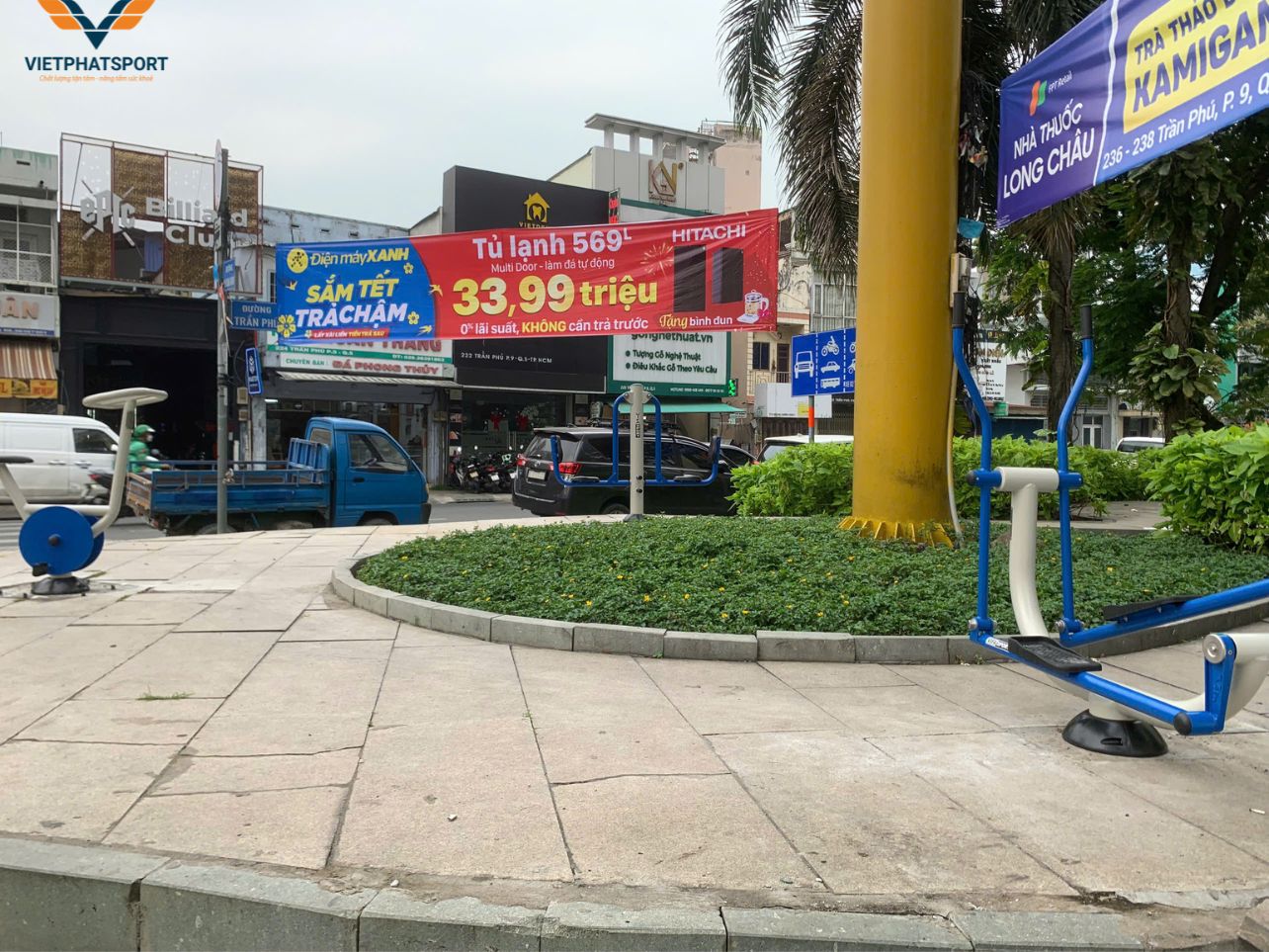 Phường 9, Quận 5 bổ sung dụng cụ thể thao ngoài trời