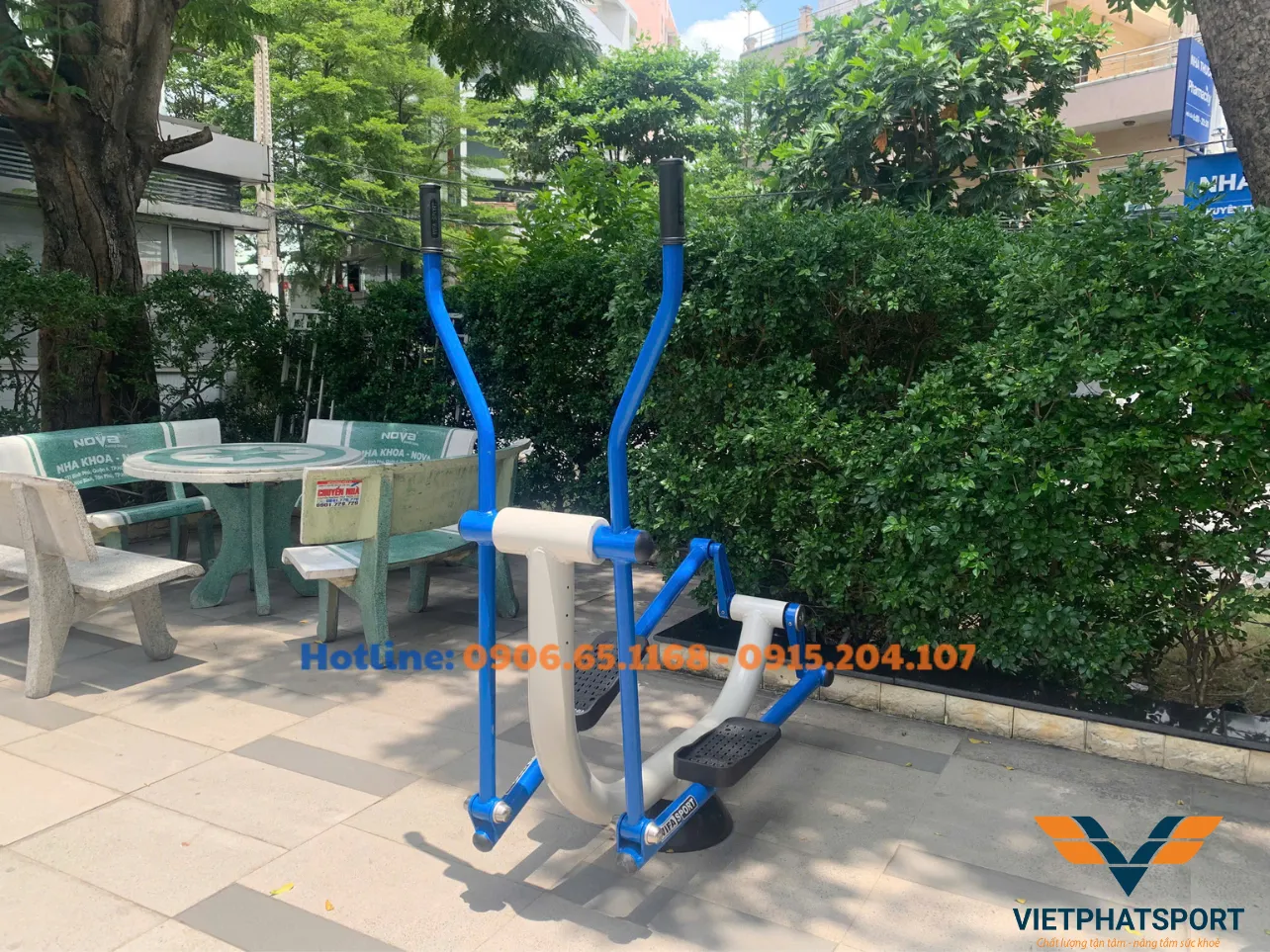 Chung Cư Him Lam Chợ Lớn Lắp Đặt Máy Tập Ngoài Trời