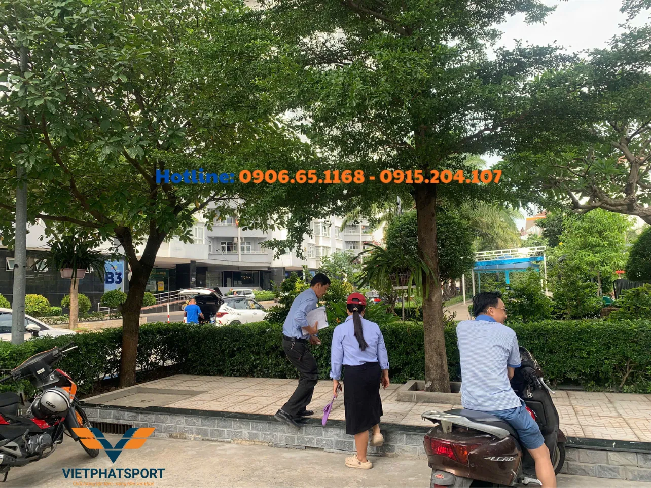 Chung Cư Him Lam Chợ Lớn Lắp Đặt Máy Tập Ngoài Trời