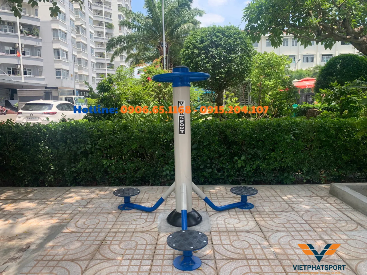 Chung Cư Him Lam Chợ Lớn Lắp Đặt Máy Tập Ngoài Trời
