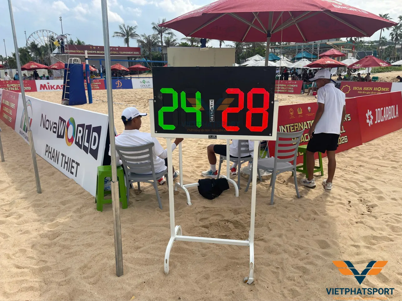 Việt Phát Sport cung cấp thiết bị bóng chuyền bãi biển cho giải quốc tế 2026