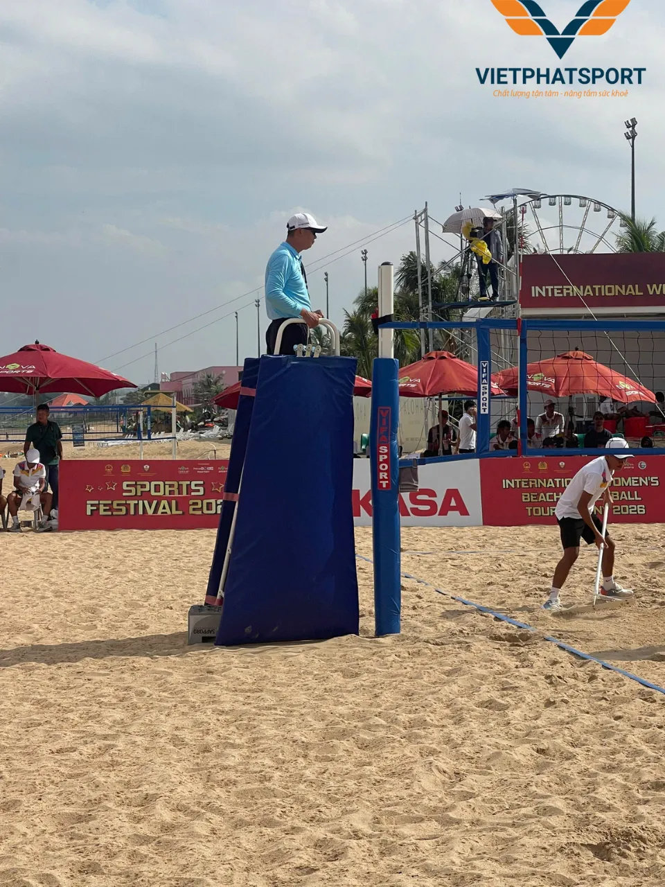 Việt Phát Sport cung cấp thiết bị bóng chuyền bãi biển cho giải quốc tế 2026