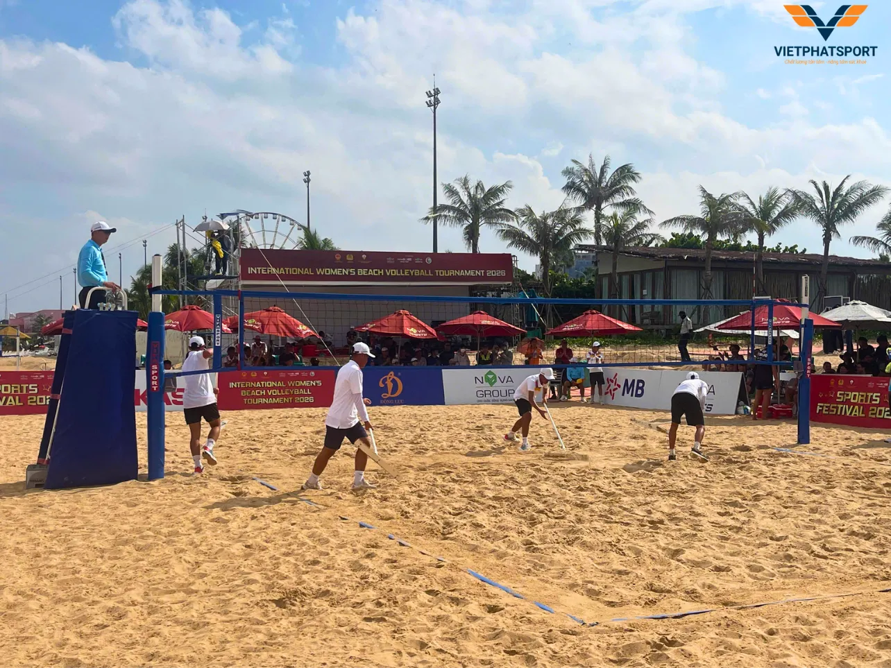 Việt Phát Sport cung cấp thiết bị bóng chuyền bãi biển cho giải quốc tế 2026