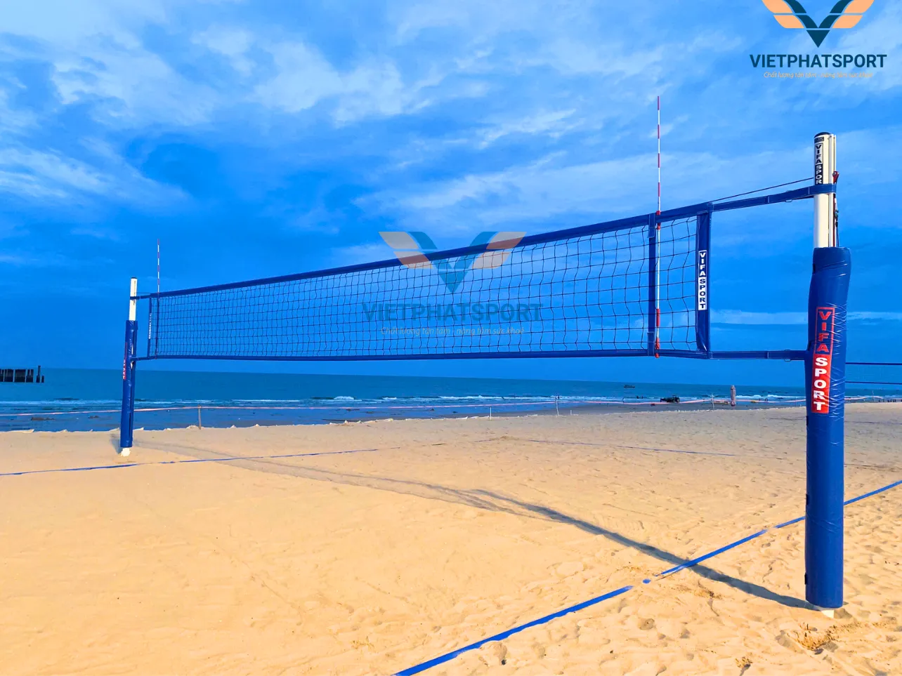 Việt Phát Sport cung cấp thiết bị bóng chuyền bãi biển cho giải quốc tế 2026